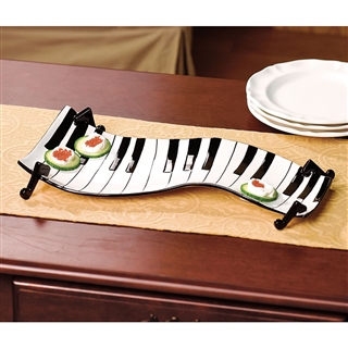 Piano Keys Serving Platter