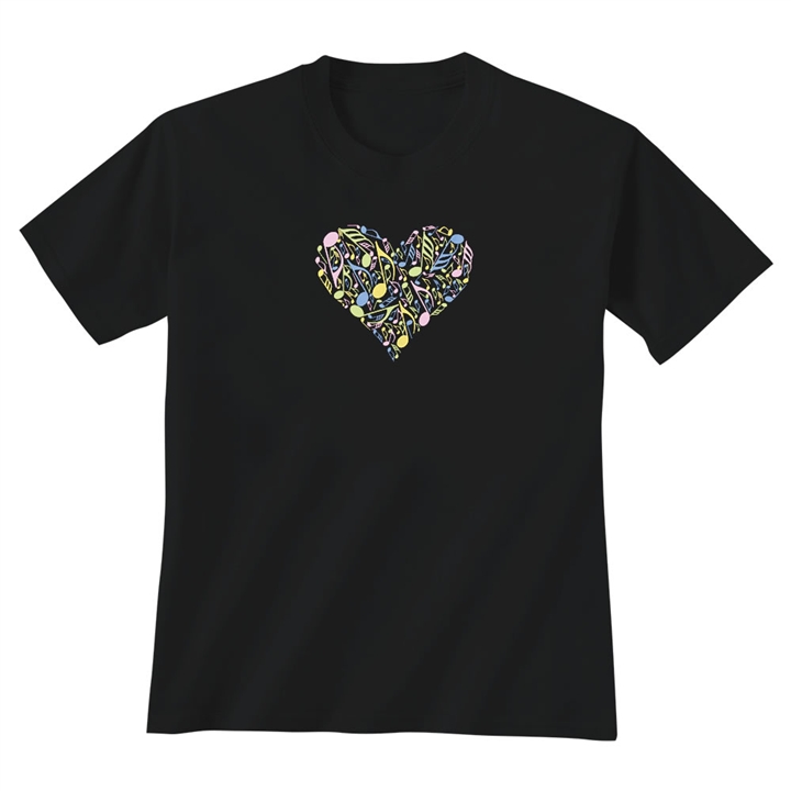 Musical Heart T-Shirt at The Music Stand