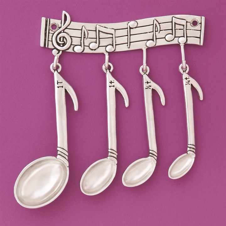 Music Note Measuring Spoon Set, cute measuring cups, measuring cups and  spoon, gift for musicians
