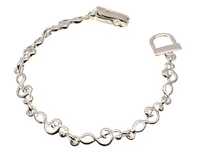 Chain Of Treble Clefs Bracelet at The Music Stand