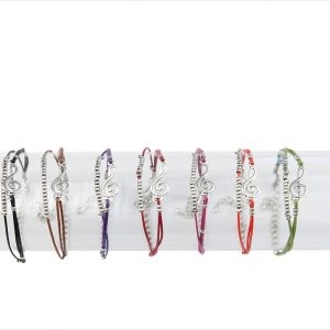 Drums Music Bracelet with drums treble clef and music note charm bangles 